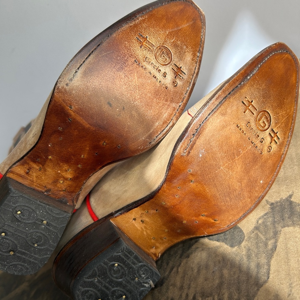 Circle G Eagle Flag Boots Size 7M - Picture 14 of 15